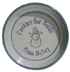 Cookies for Santa Plate