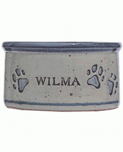 Custom Pet Bowl - Pottery Personalized for your Dog or Cat