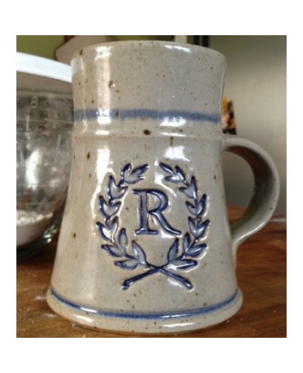 Give a personalized gift - Stoneware Stein made of quality pottery