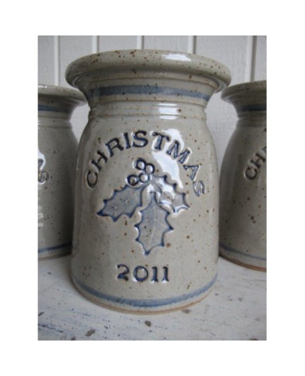 Personalized Christmas Gifts - Handmade Stoneware Pottery